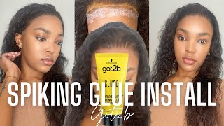 How To Install A Lace Frontal For Beginners With Got2B Glued Spiking Glue Detailed Wig Install