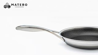 The Matero Hybrid Pans: A nonstick \& stainless steel fusion
