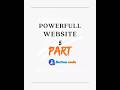 powerful website Part 5 #coding #webdesign #frontendcourse #webdevelopment