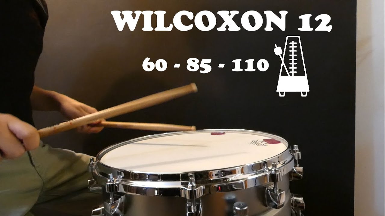 Snare solo 12 Wilcoxon (3 TEMPOS) YouTube