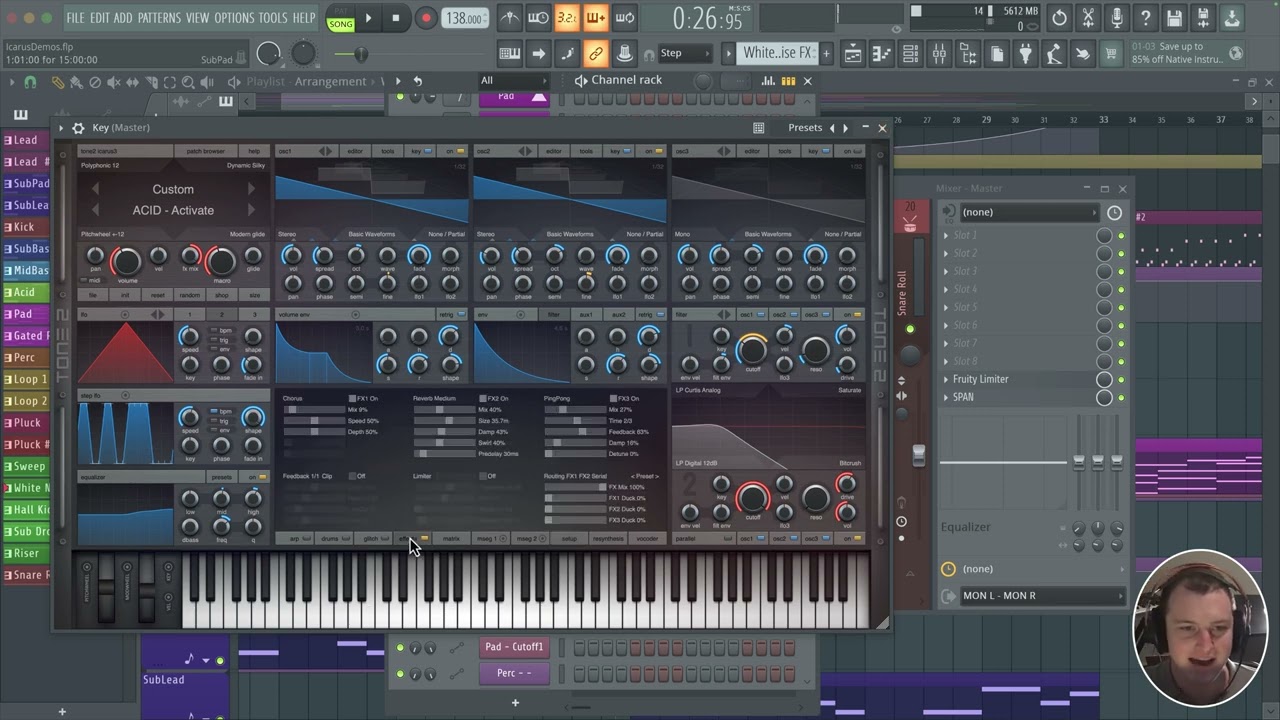 Icarus 3 Sound Design - Synth Key (Counter)