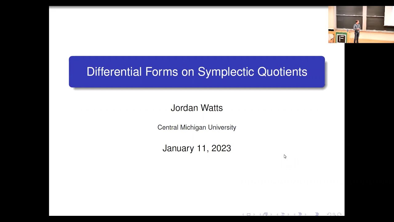Differential Forms on Symplectic Quotients - YouTube