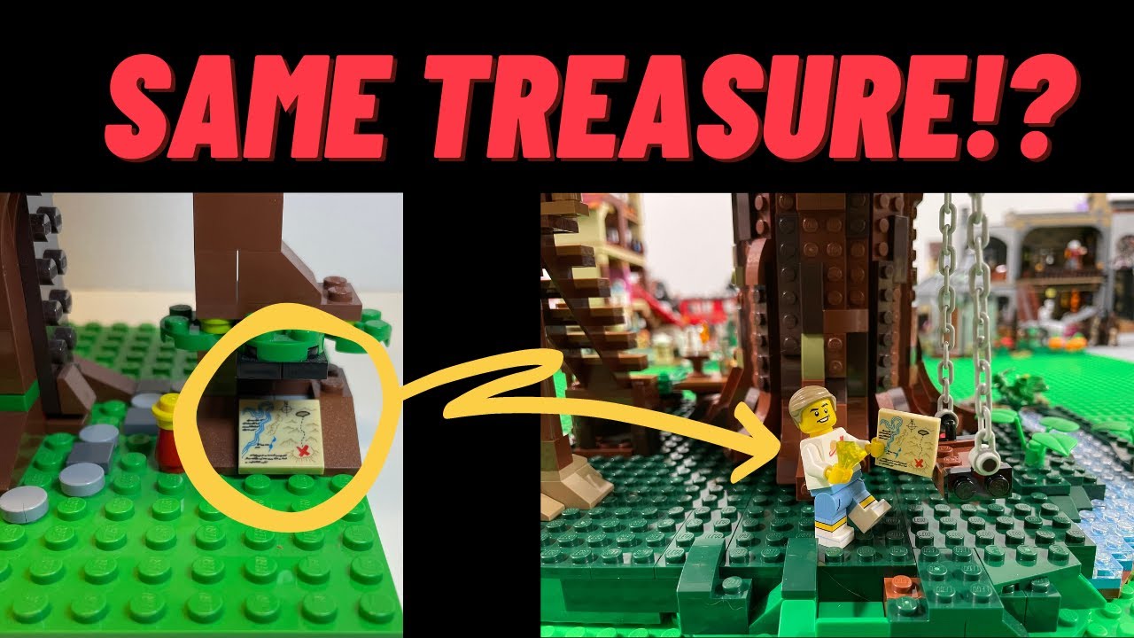Secret LEGO Treehouse Treasure Hunt!?