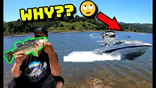 Speedboats RUIN Spot Calero Reservoir Bass Fishing