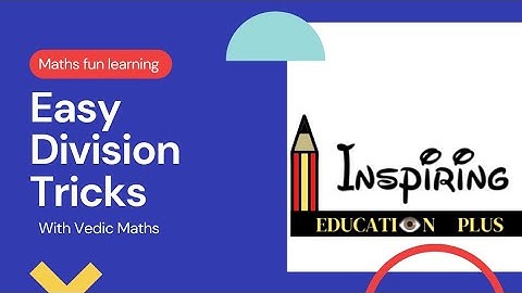 Easy Division Tricks | 5 sec divide tricks | Divide short trick | Vedic maths division trick | Fast