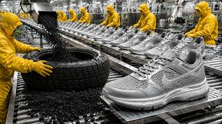 Inside the High-Tech Footwear Eco-Factory | Making Premium Sneakers From Recycled Tyres