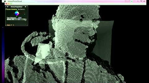 xbox Kinect Point Cloud live rendering