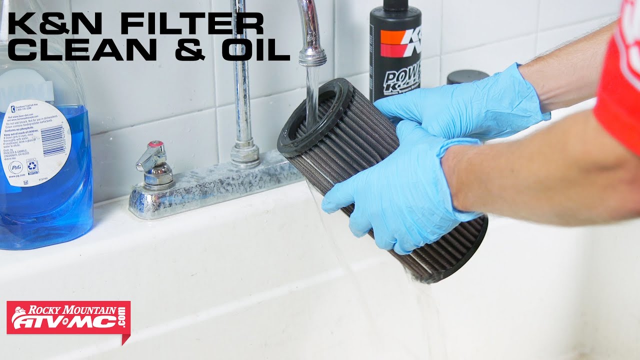 How To Clean and Oil ATV and UTV K&N Air Filters YouTube