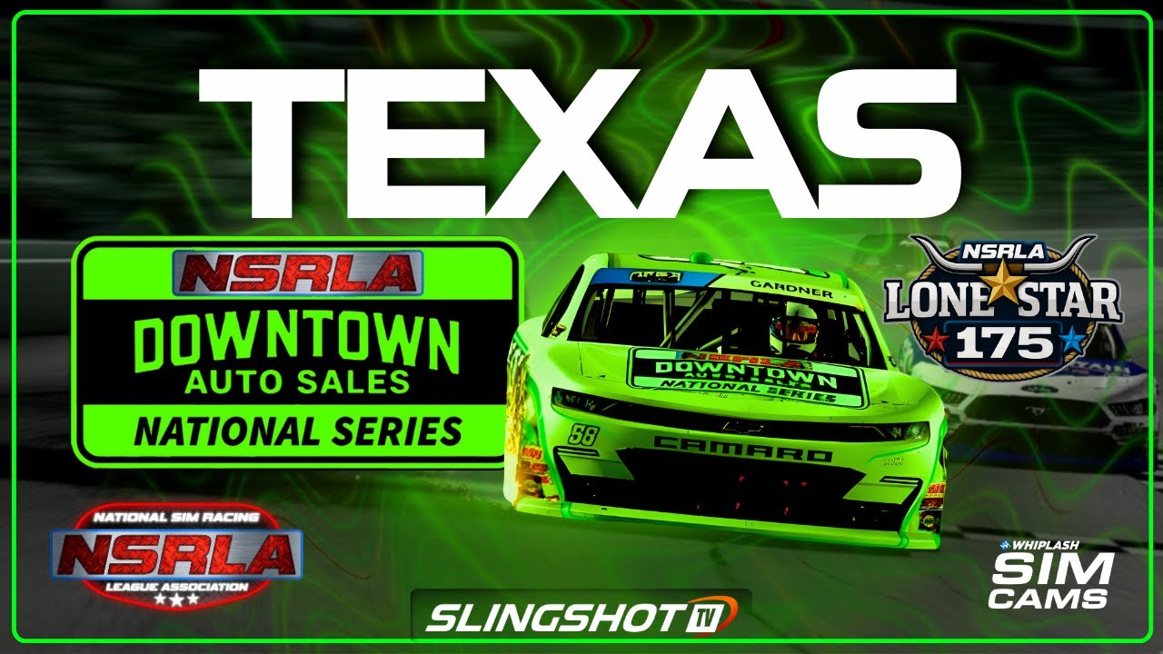 Texas Two Step- NASCAR iRACING LIVE | NSRLA Downtown Auto Sales Series — Race 3
