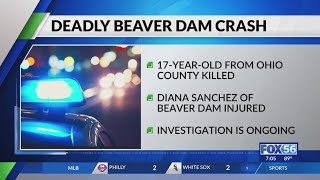 Teen killed, woman injured in crash near Beaver Dam