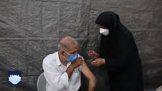 واکسیناسیون افراد ۶۰ سال به بالا در قزوین