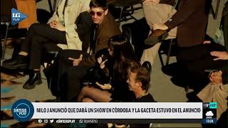 LA GACETA was with Milo J for his biggest announcement of the year