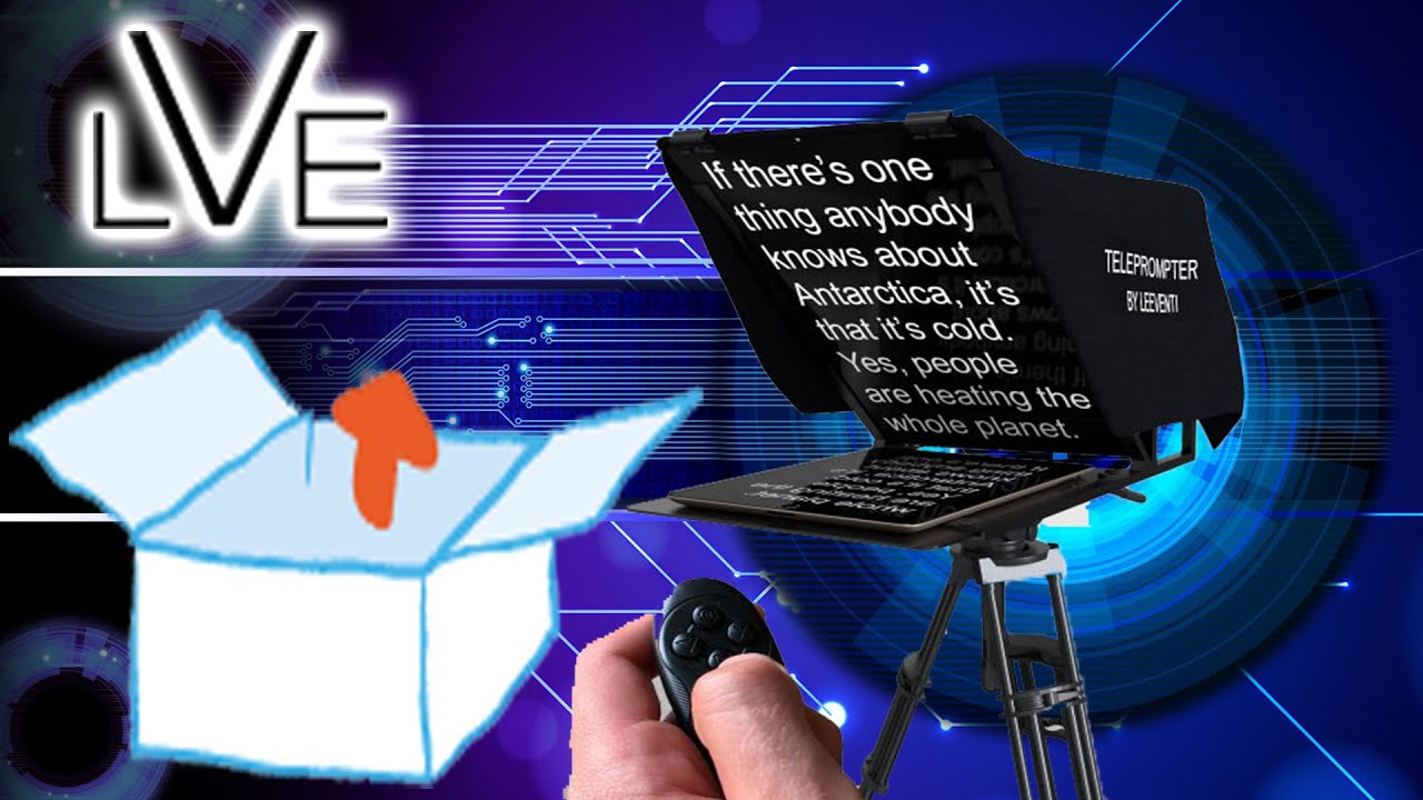 Unboxing Leeventi Teleprompter YouTube