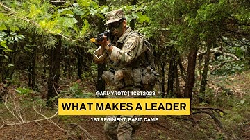 What Makes a Leader | 1st Regiment, Basic Camp | CST 2023