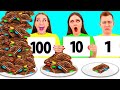 100 layers of food challenge  funny moments by dukodu challenge