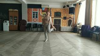 Knee Slap solo jazz dance move