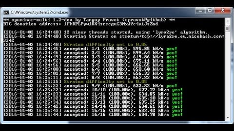 How to compile cpuminer with MinGW