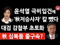 '추미애 저승사자'가 나타났다! 조남관 대검 차장 "윤석열 극비 입건한 감찰부를 조사하라" 추미애 심복 구속될 듯! (진성호의 융단폭격)