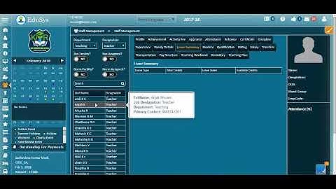 Staff Leave Management Process in School Management System