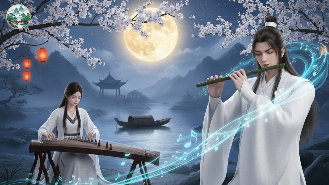 Chinese Zen Music 🎋 Bamboo Flute, Erhu & Guzheng | Deep Relaxation