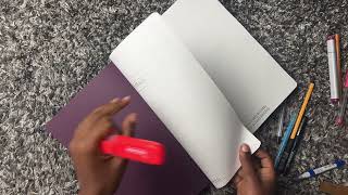 Easy minimalist bullet journal monthly setup How To for beginners 001