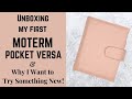 UNBOXING MY FIRST MOTERM POCKET VERSA & WHY I'M TRYING SOMETHING NEW!