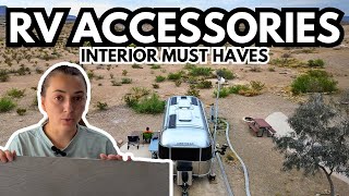 INTERIOR RV ACCESSORIES YOU NEED | PART 2 | RV MUSTHAVES | FULL TIME RV AIRSTREAM