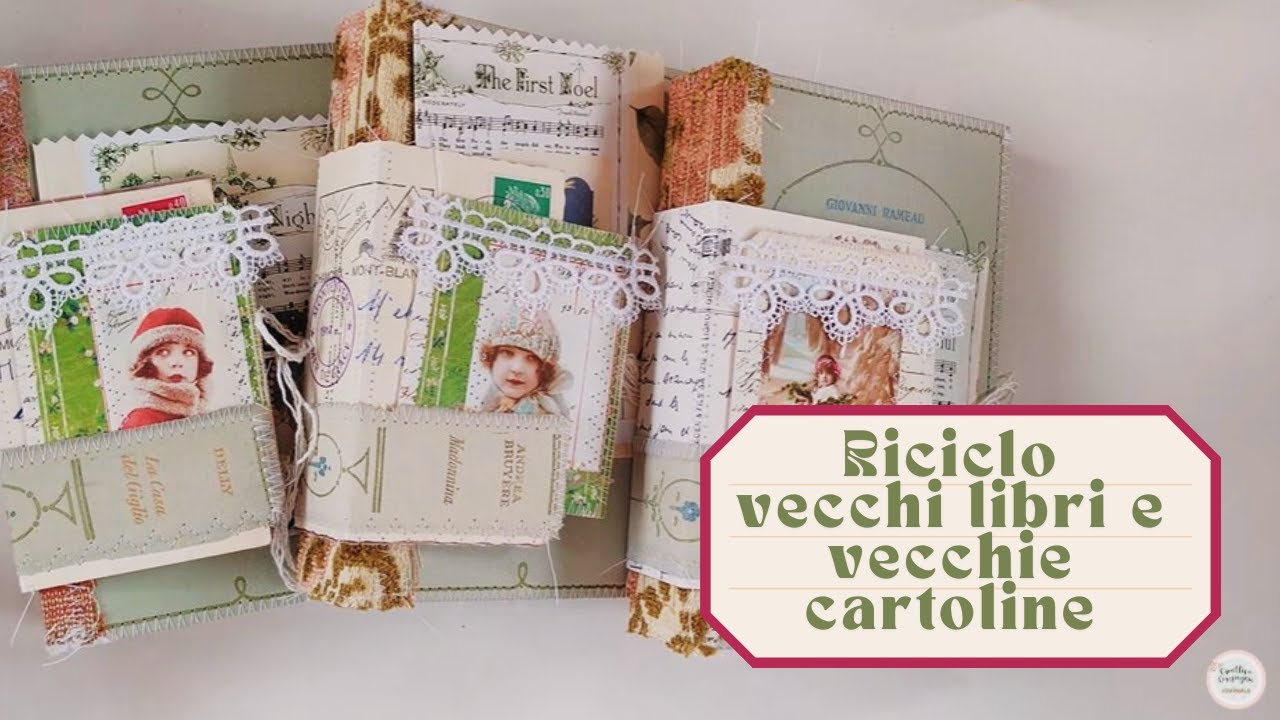 3 piccoli junk journals - YouTube