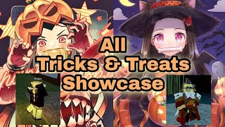 All Tricks and Treats Showcase  Halloween Event 🎃 - Demon Slayer