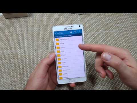 Samsung Galaxy Note 4 How To Move Photos, Files Folders From Internal memory to Memory Card