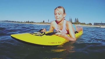 Making the beach accessible - Nippers board balance and paddle