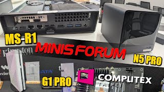 Minisforum MS-R1 and N5 Pro NAS Updates @Computex