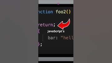 JavaScript Gotcha: Automatic Semicolon Insertion Explained! 🚀 #js #semicolon #gotcha #intreview