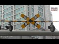 Railroad Crossing in Seoul South Korea