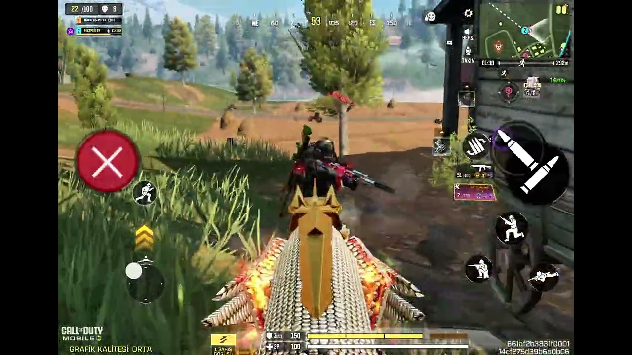 17 kil MITIK AK117 VAHIM SON VE EFSANEVI KRM-262 IHTISAMLI ATES FUL GAMEPLAY IN SOLO vs SQUADS*