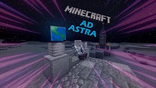 First Man on The MOON in Minecraft | AD Astra Mod Guide