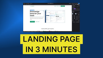 Build a responsive landing page in 3 minutes