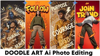 Exploring the Gemini Al Trend + Watch how powerful prompts bring art to life! From Doodle Art vibes screenshot 4