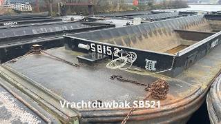 SB512 Steel Push Barge Workboat