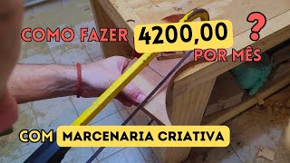 COMO GANHAR R$ 4000 COM UM OBJETO SIMPLES DE MARCENARIA!  RÁPIDO DE FAZER E VENDE MUITO!