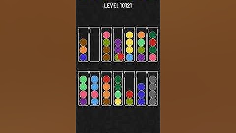 Ball Sort Puzzle Level 10121 / Water Sort Puzzle Level 10121  / all the same