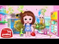 Baby Doli fantastic house clean up learning game play