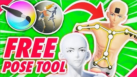 Easy Magic Poser Tool for Gesture and Anatomy drawings | Krita & Photoshop Beginner Tutorial Guide