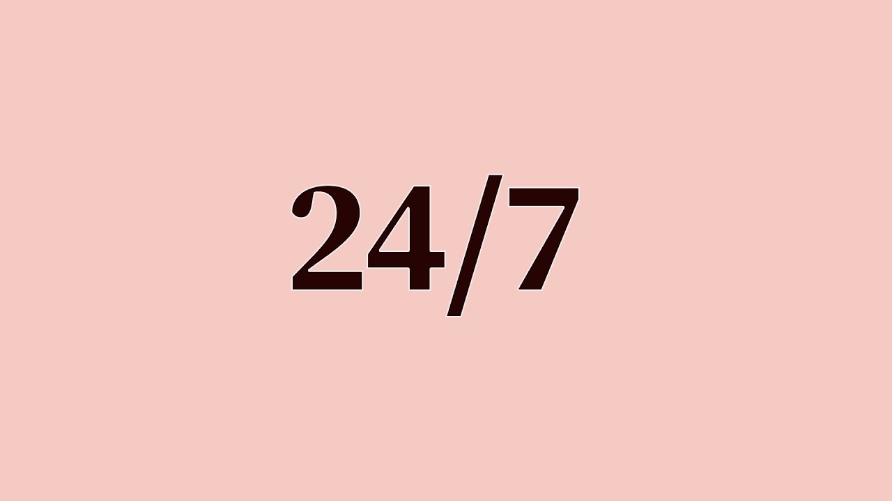 24/7 Meaning and Pronunciation - YouTube