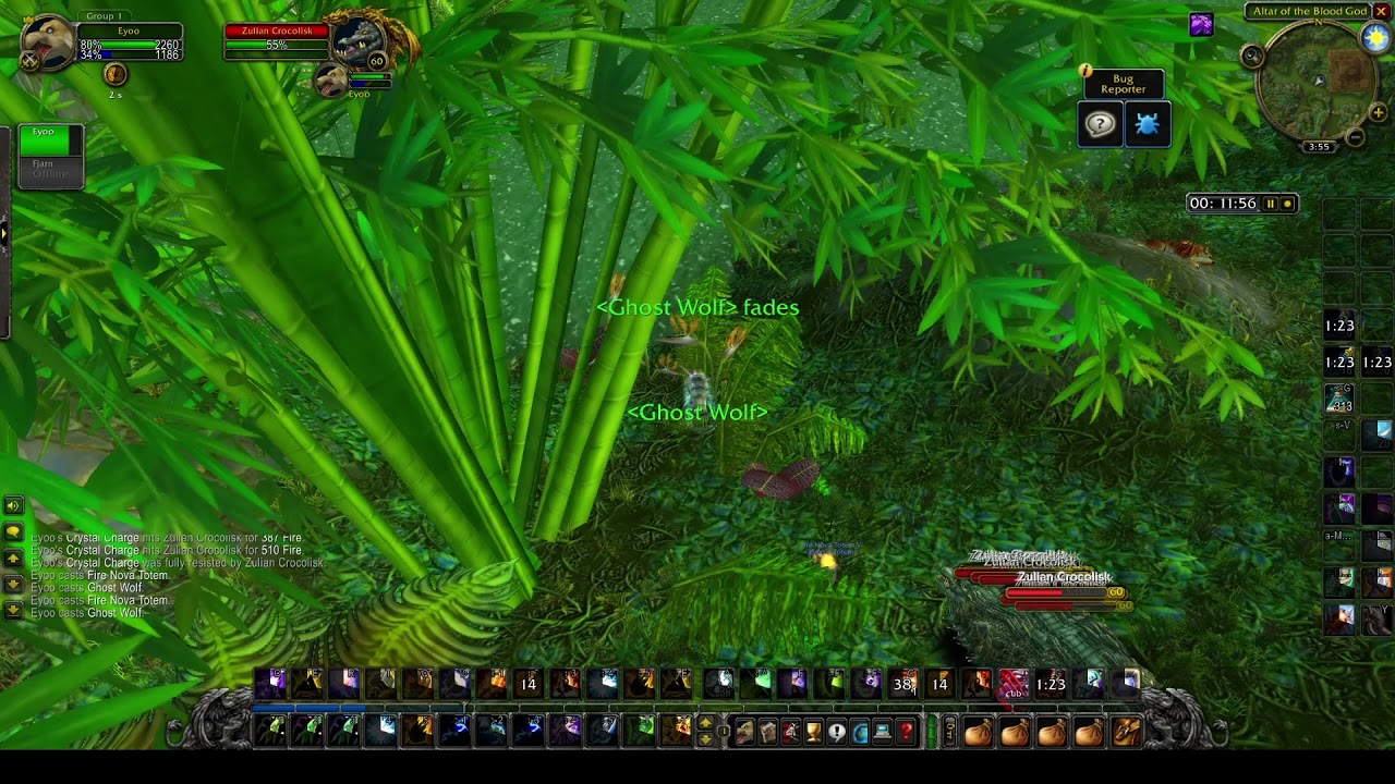 [WoW TBC classic] shaman solo ZG 9 packs no engi