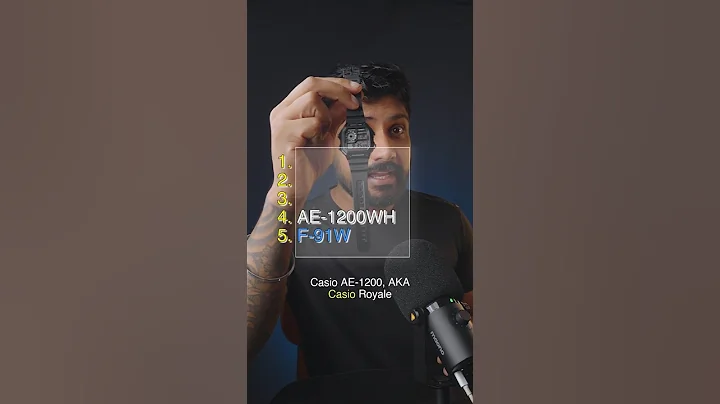 5 LEGENDARY Casio Watches 😎.  How many do you have?  #shorts #casio #gshock