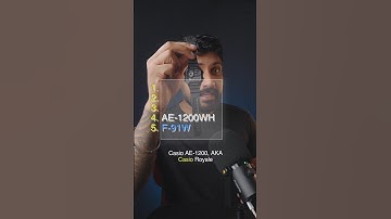 5 LEGENDARY Casio Watches 😎.  How many do you have?  #shorts #casio #gshock