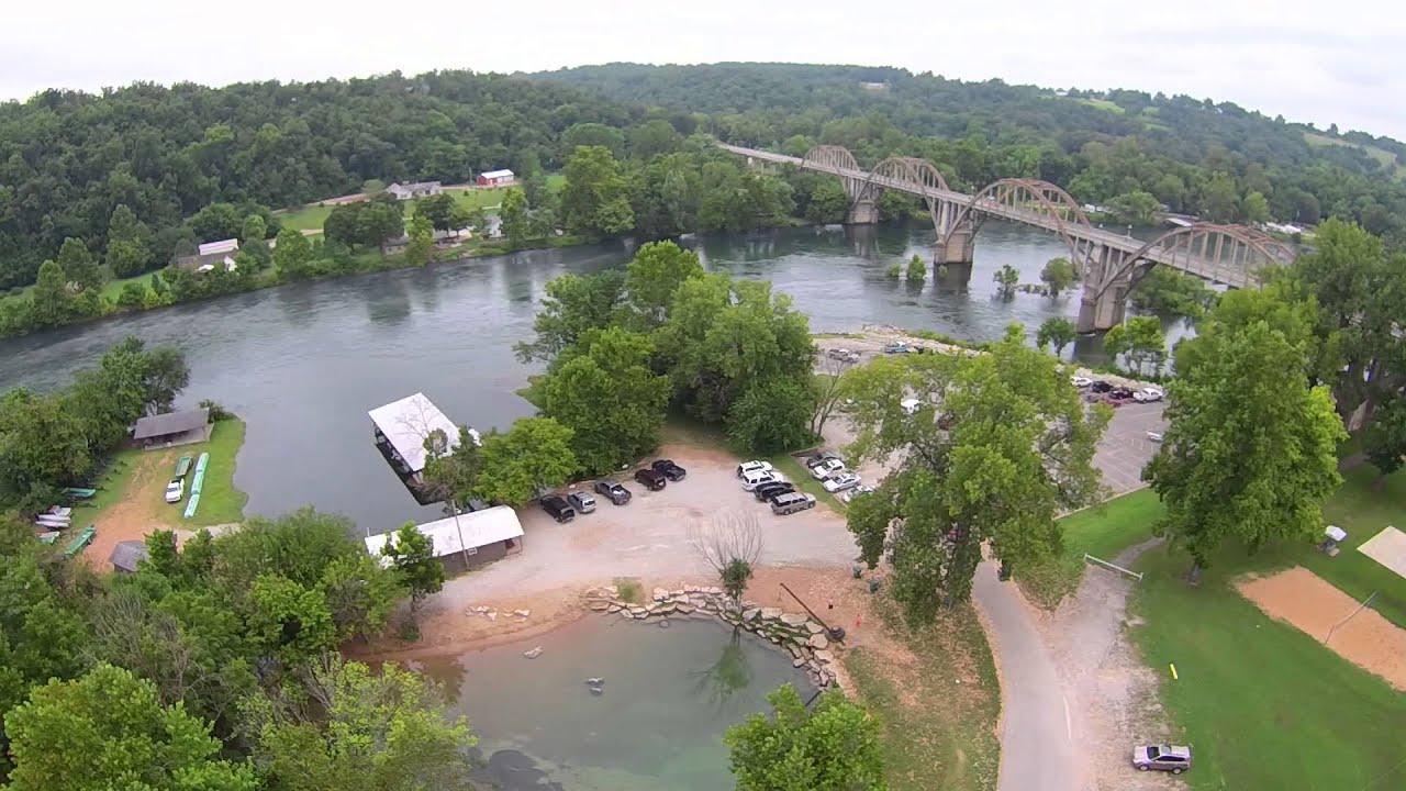 Cotter Big Spring Park Flyaround YouTube