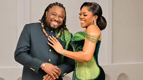 How Nollywood Actress Eve Esin Arrived at Her Wedding to Her Ghanaian Man