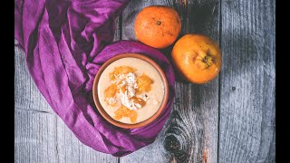 Pulpy Orangy Kheer Rice Pudding Dessert Bindhyas Kitchen